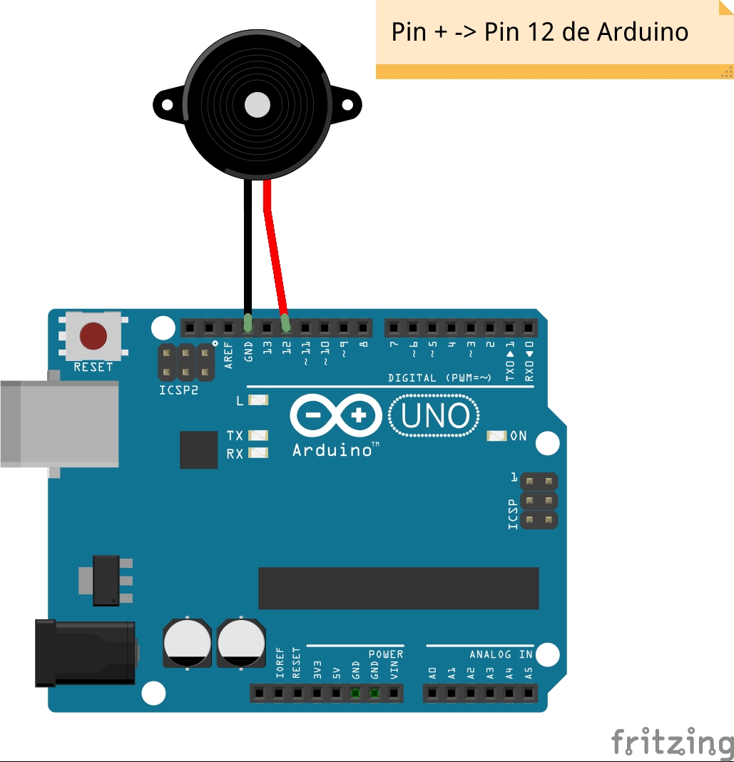 Conexión de piezoeléctrico