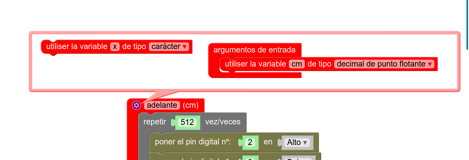 Configurando el tipo de argumento dentro de una función