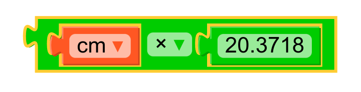 Preparando el bloque que utilizará el argumento *cm*